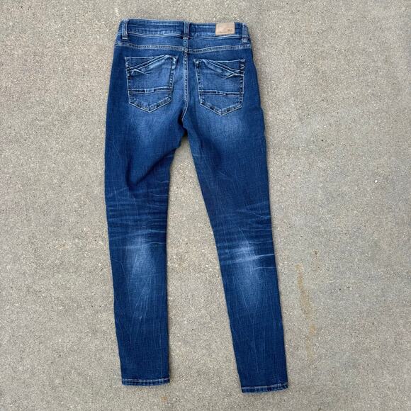 Buckle BKE Victoria Universal Fit Mid Rise Skinny Jeans Size 26 AXB204 - Picture 3 of 10